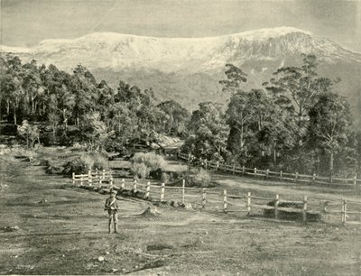 Mount Wellington, von der Huon Road, 1901 von Unbekannt