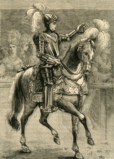 Mr. Dymoke, Der Königliche Champion, 1881 von Unbekannt