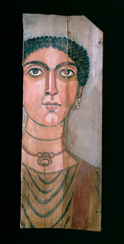 Mumienporträt, 90-110 n. Chr. von Unbekannt