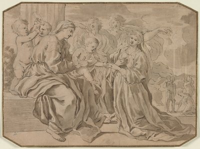 Mystische Hochzeit der Heiligen Katharina von Unbekannt