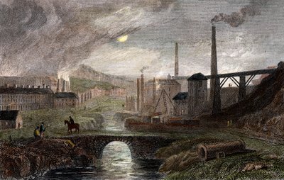 Nant-y-Glow Eisenwerke, Monmouthshire, Wales, ca. 1780, ca. 1830 von Unbekannt