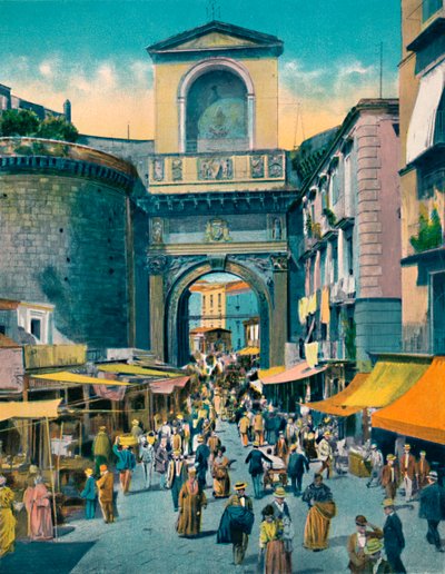 Neapel - Porta Capuana, ca. 1900 von Unbekannt