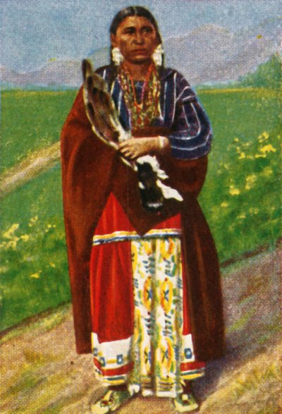 Indianische Frau, um 1928 von Unbekannt