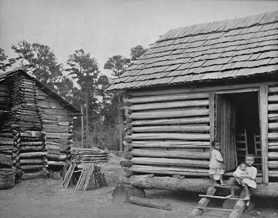 Neger-Blockhütten, Thomasville, Georgia, ca. 1897 von Unbekannt