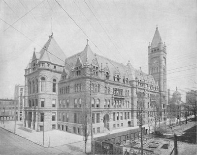 Neues Rathaus, Cincinnati, Ohio, um 1897 von Unbekannt