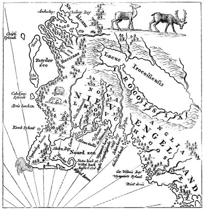 Neuengland im Jahr 1660, ca. 1880 von Unbekannt
