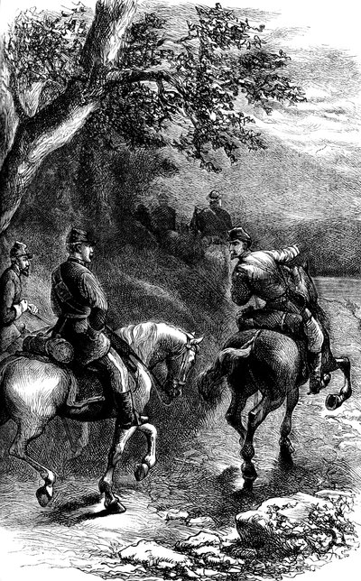 Nachtmarsch auf Harpers Ferry, Virginia, um 1861-1880 von Unbekannt