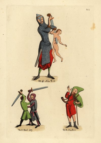 Normannische Mode im 11. Jahrhundert von Unbekannt