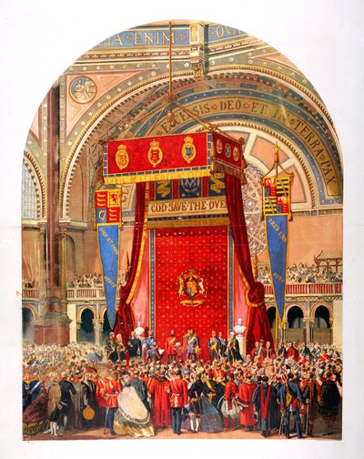 Eröffnung der Internationalen Ausstellung, 1862 von Unbekannt