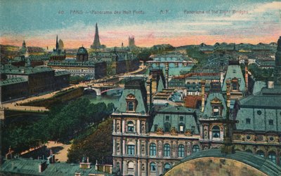 Panorama der acht Brücken, Paris von Unbekannt