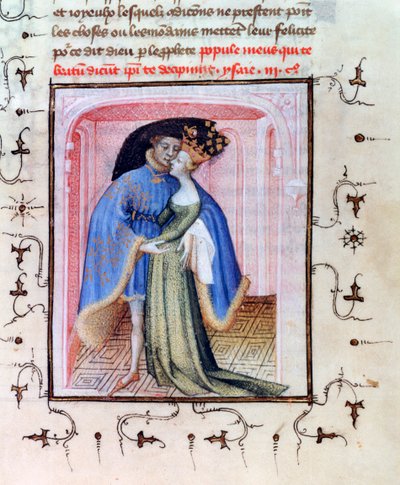 Paris und Helena, um 1406 von Unbekannt