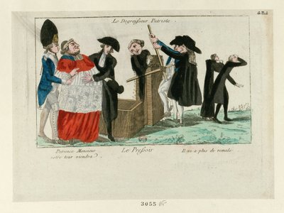 Geduld Monsignore, Ihre Zeit wird kommen..., 1790 von Unbekannt