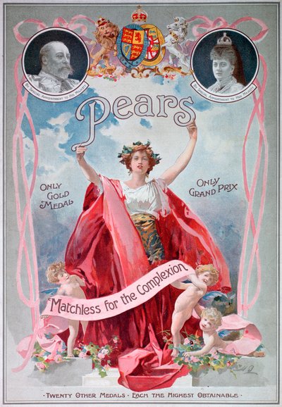Pears Seifenwerbung von Unbekannt