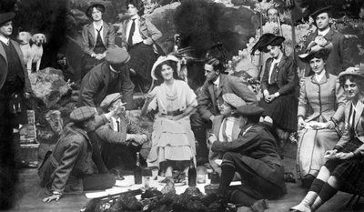 Aufführung von The Gay Gordons, ca. 1907 von Unbekannt