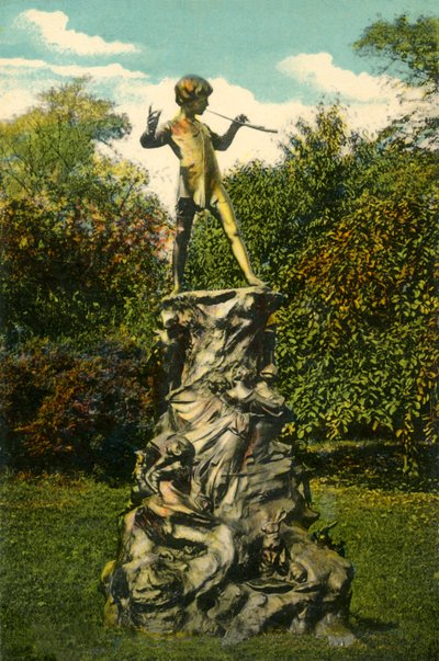 Peter Pan Statue, Kensington Gardens, London, ca. 1915 von Unbekannt