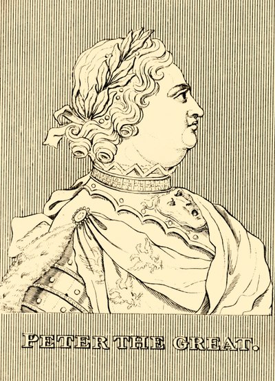 Peter der Große, 1672-1725, 1830 von Unbekannt