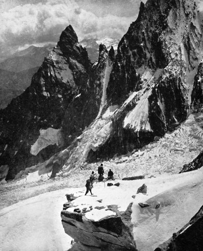 Peteret-Grat, Mont Blanc, Frankreich, frühes 20. Jahrhundert von Unbekannt