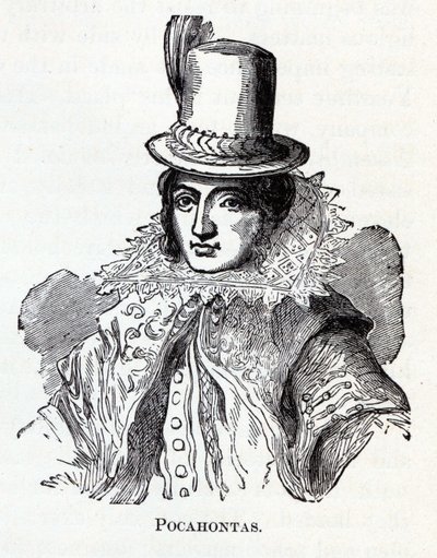 Pocahontas, 1882 von Unbekannt