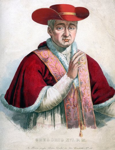 Papst Gregor XVI. von Unbekannt