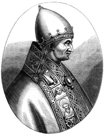 Papst Innozenz IV., 1180-1254, 1849 von Unbekannt