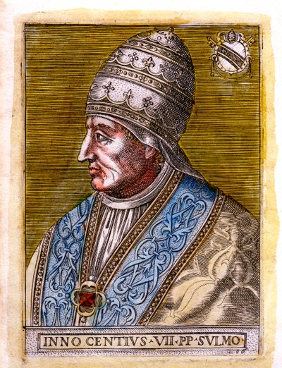 Papst Innozenz VII., ca. 1336-1406, 19. Jahrhundert von Unbekannt