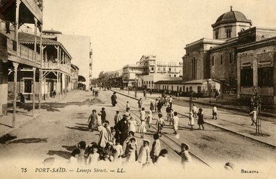 Port-Said. - Lesseps-Straße. - LL., ca. 1918-ca. 1939 von Unbekannt