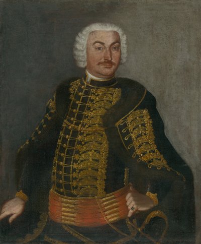 Porträt von Baron Ján Révay aus Trebostov von Unbekannt