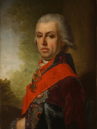 Porträt von Dmitri Prokofjewitsch Troshchinsky von Unbekannt