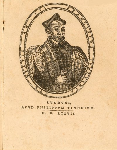 Porträt von Francesco Giuntini 1523-1590, 1577 von Unbekannt