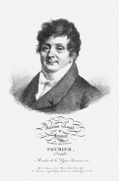 Porträt von Jean Baptiste Joseph Fourier, 1768-1830 von Unbekannt