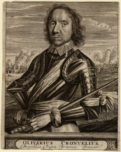 Porträt von Oliver Cromwell von Unbekannt