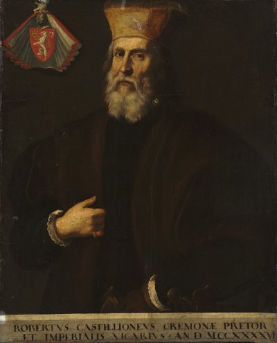 Porträt von Roberto Castiglione, frühe 1600er von Unbekannt