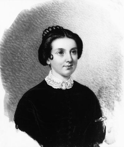 Porträt einer Dame, ca. 1850 von Unbekannt