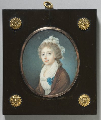 Porträt einer Adligen, um 1795 von Unbekannt