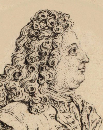 Porträt des Komponisten Marin Marais, 1656-1728 von Unbekannt