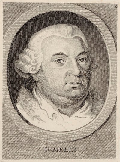 Porträt des Komponisten Niccolò Jommelli 1714-1774 von Unbekannt