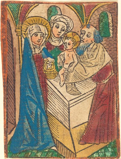 Präsentation, ca. 1490 von Unbekannt