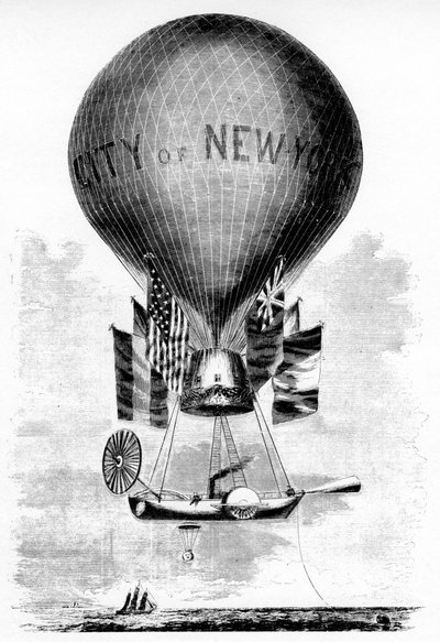 Professor Lowes Ballon, ca. 1859 von Unbekannt