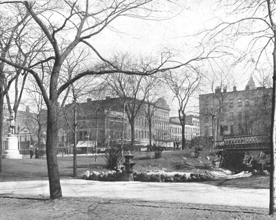 Öffentlicher Platz, Cleveland, Ohio, USA, um 1900 von Unbekannt