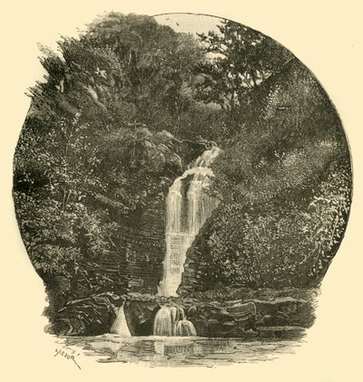 Pyrddin-Fälle, Neath-Tal, 1898 von Unbekannt