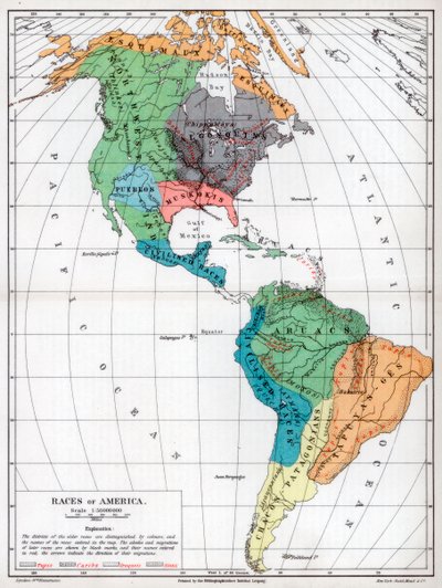 Rassen von Amerika, 1901 von Unbekannt