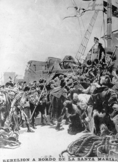 Rebellion an Bord, 15. Jahrhundert, 1920er Jahre von Unbekannt