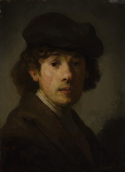 Rembrandt als junger Mann von Unbekannt