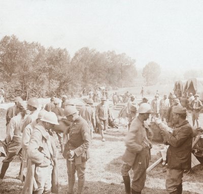 Rastplatz, Genicourt, Nordfrankreich, ca. 1914-1918 von Unbekannt