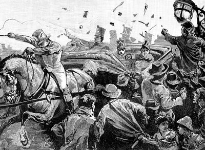 Unruhen in Montreal, Kanada, 1849, 1900 von Unbekannt