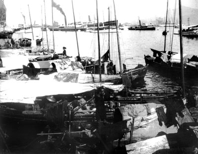 Flussboote, Saigon, 1900 von Unbekannt