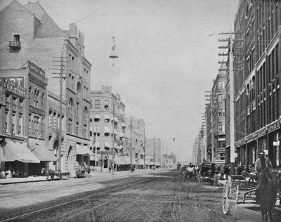Riverside Avenue, Spokane, Washington, um 1897 von Unbekannt