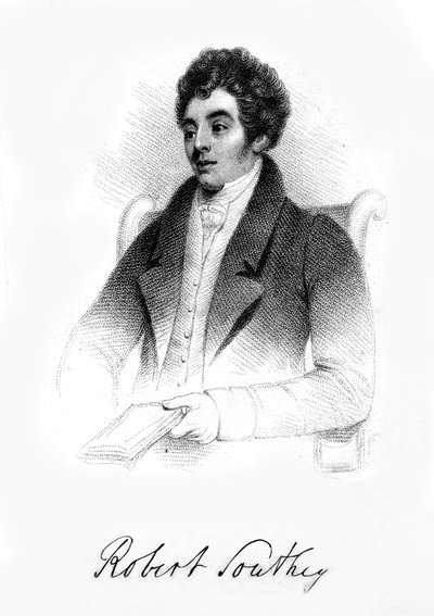 Robert Southey, englischer Dichter, 19. Jahrhundert von Unbekannt