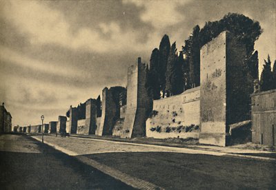 Rom - Die Aurelianische Mauer, 1910 von Unbekannt
