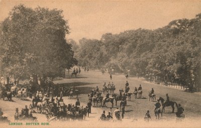 Rotten Row, London, ca. 1900 von Unbekannt